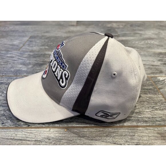 Superbowl XL Champions‎ Pittsburgh Steelers Cap Hat Reebok 40th Anniversary NFL - Picture 7 of 12